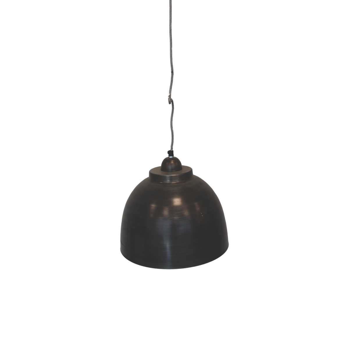 Black iron chandelier h 150 d 30 cm
