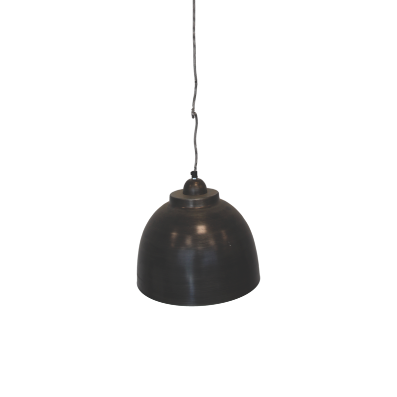 Black iron chandelier h 150 d 30 cm