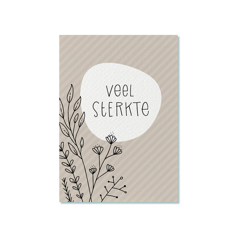 Ansichtkaart | Veel sterkte