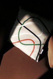 Dwustronna poduszka welurowa Organiczne linie i kształty
