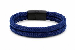 Touw armband 12mm - Caesar collectie | Editie zwart