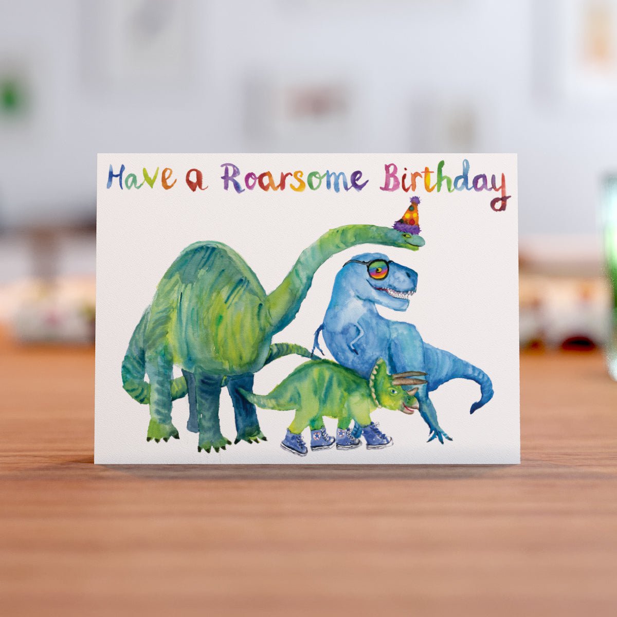 Roarsome Birthday Card