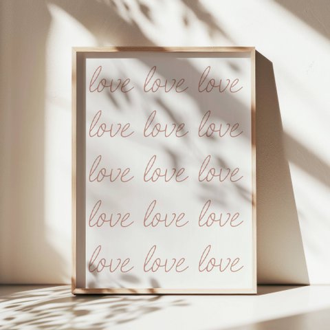 Liebesposter, Liebesliebe-Liebesdruck, Ich liebe dich-Druck, Mädchenposter, Mädchenzimmer-Poster, Kinderzimmer-Poster, Mädchenzimmer-Poster