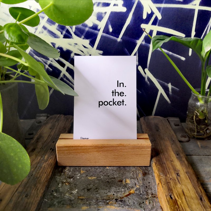In the pocket
