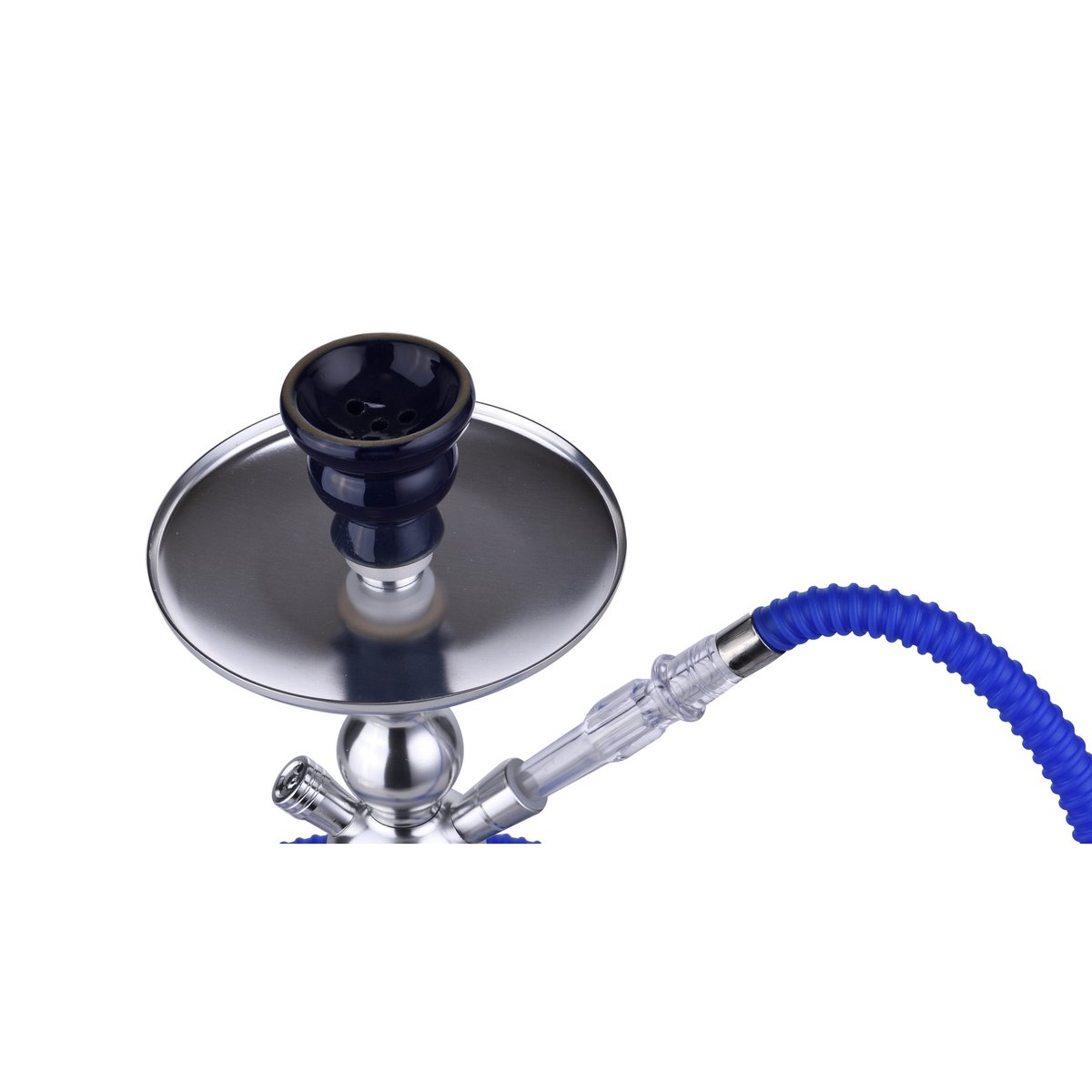 Chicha Fes Silver and Rainbow i szczypce - Narguile - Fajka wodna - 35 cm