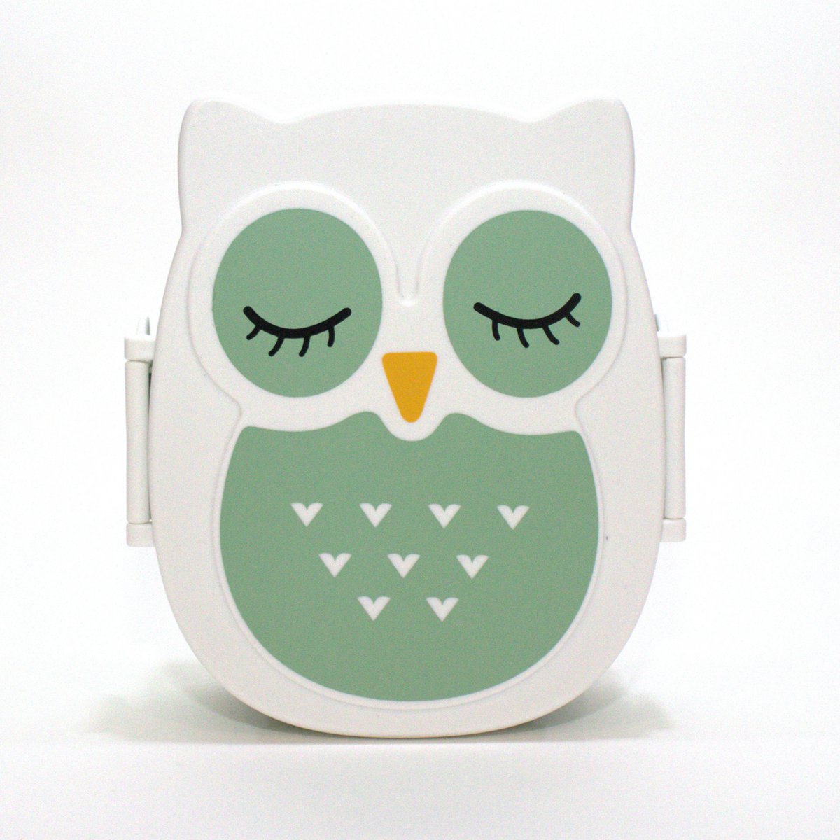 Snackbox - Lunchbox Uil luchtdicht & BPA vrij - Mint