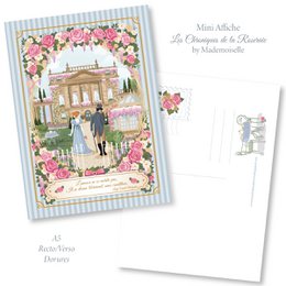 Carte postale A6 - Rosa Garden - Bridgerton