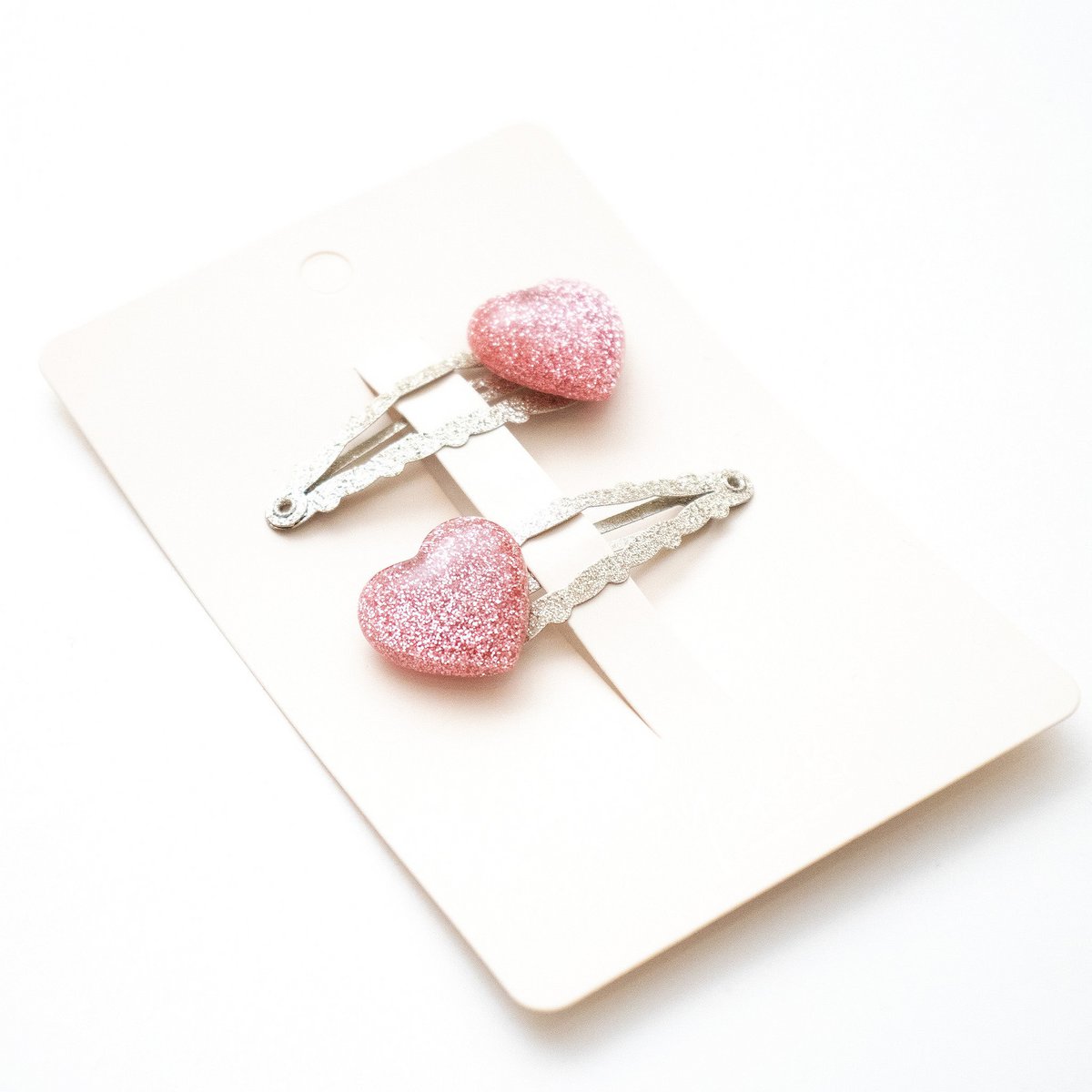Duo Premium Haarspangen für Kinder – Sparkle Eclats de Coeurs