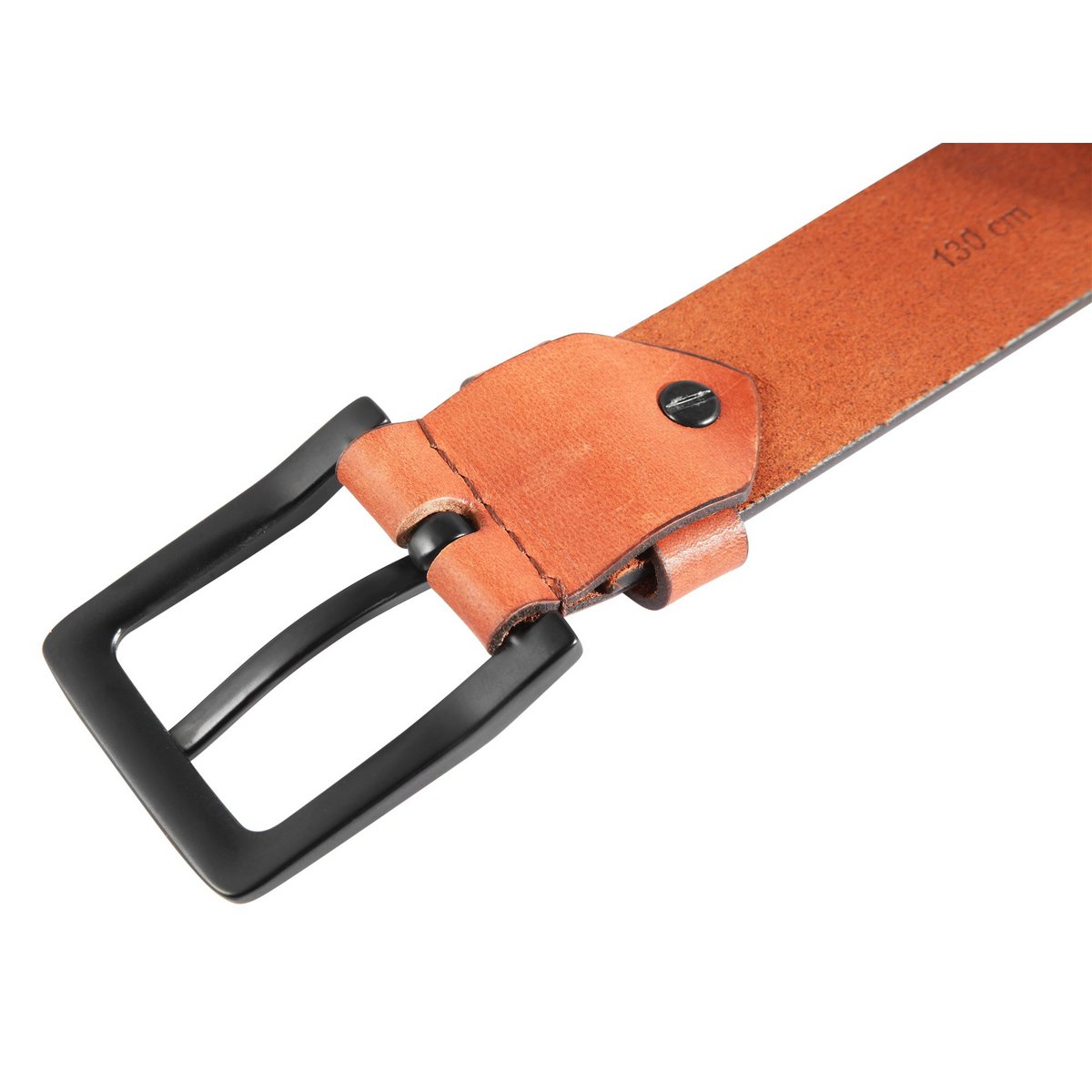 Leonardo Verrelli genuine leather belt, light brown
