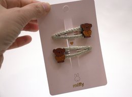 Dúo de pasadores Boris Miffy - Tarjeta para compartir