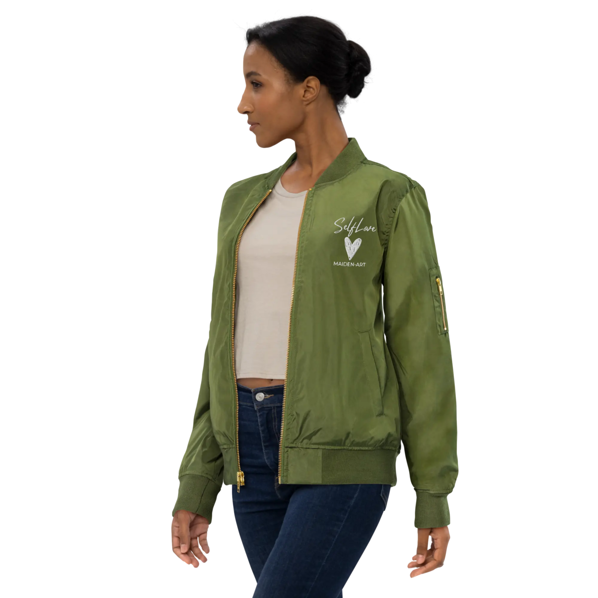 Premium bomber jacket Self Love Premium recycled bomber jacket