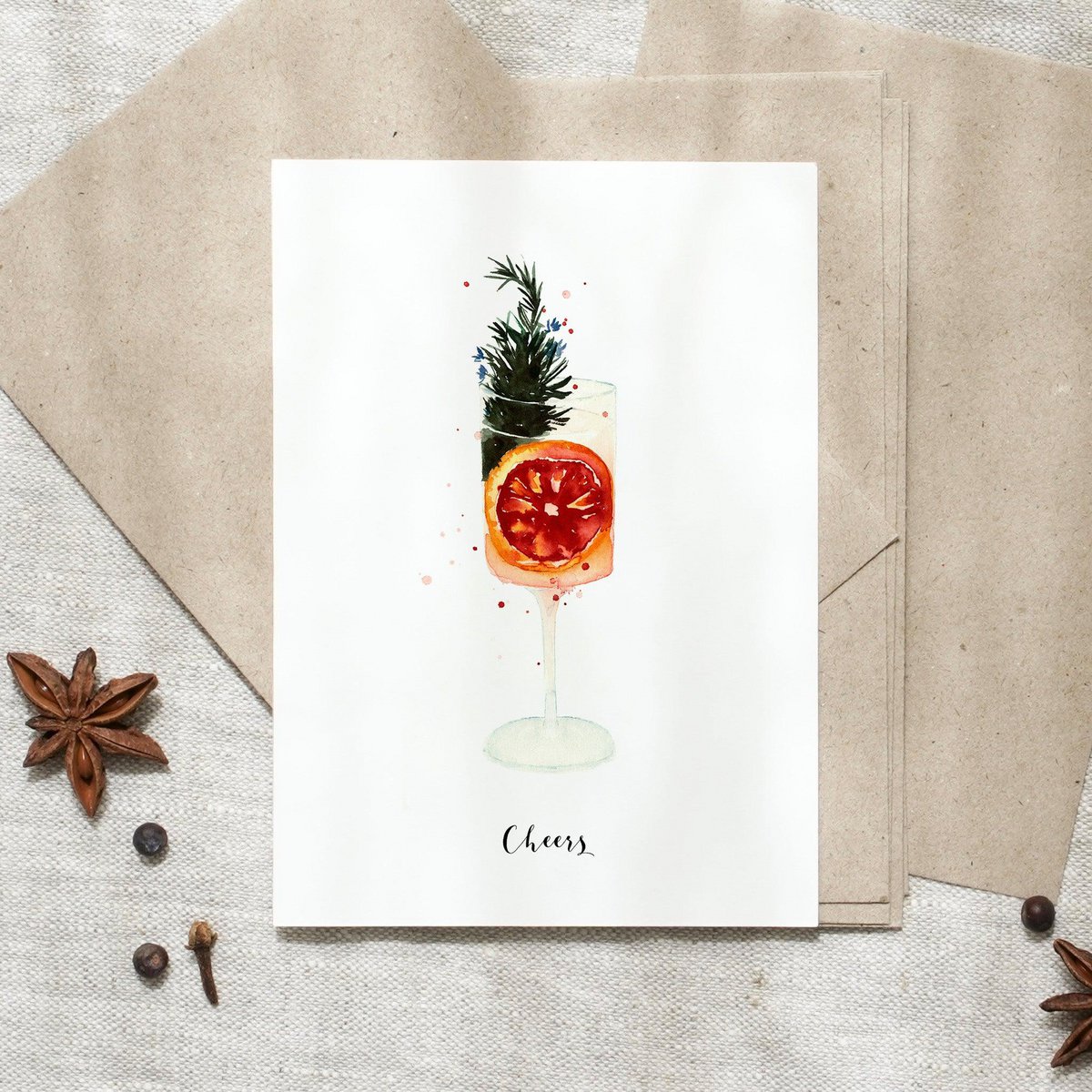 Ansichtkaart · Proost | cocktail