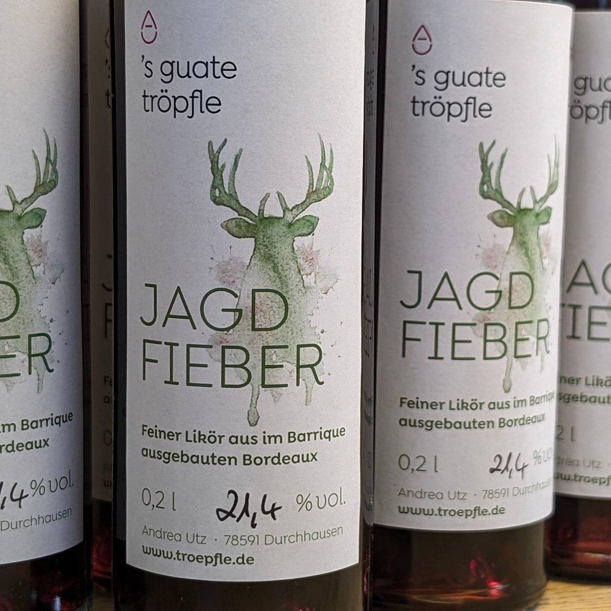 Licor de vino Jagdfieber (Burdeos) 21,4 vol. 200ml