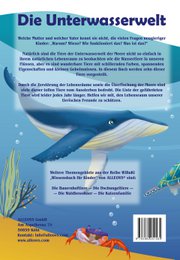 "WiBuKi" knowledge book for children: The underwater world - lots of things about animals that live in the depths of the oceans - for children from 3 years