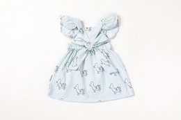 Short-Sleeved Dress with Doll-Doll the Bird