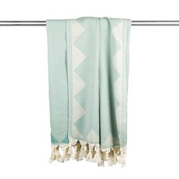 Hammam towel organic cotton Kestane jade
