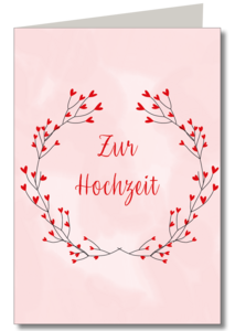 Voor de bruiloft hart krans