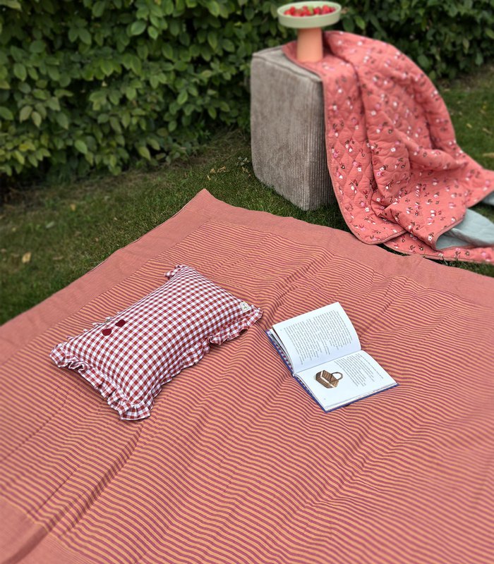 Dalia Stripes - Koc piknikowy XXL - mata piknikowa 180×150 cm