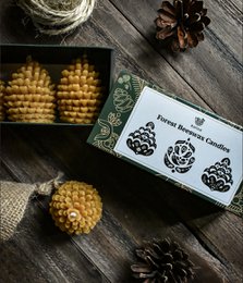 Bougies forestières en cire d'abeille
