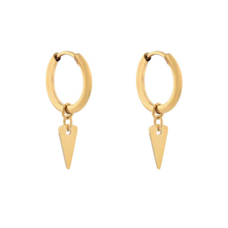 EARRINGS MINIMALISTIC TRIANGLE LARGE