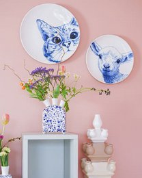 Tulp Vase Delft Blue Clock