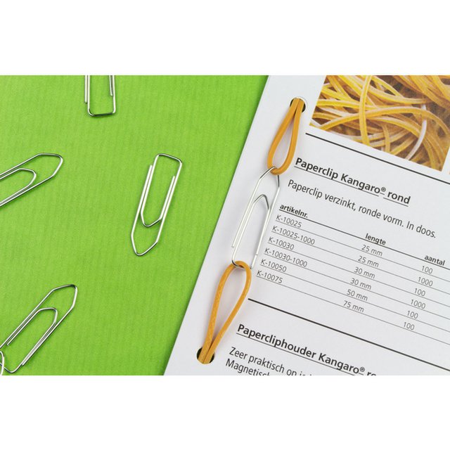 Paper clips Kangaro 32 mm angular box 1000 pcs galvanized