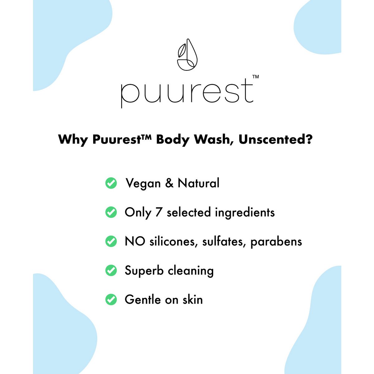 Bagnoschiuma Puurest™ senza profumazione, 250 ml