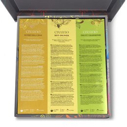Set regalo tisane biologiche Creano 27 bustine da 54g