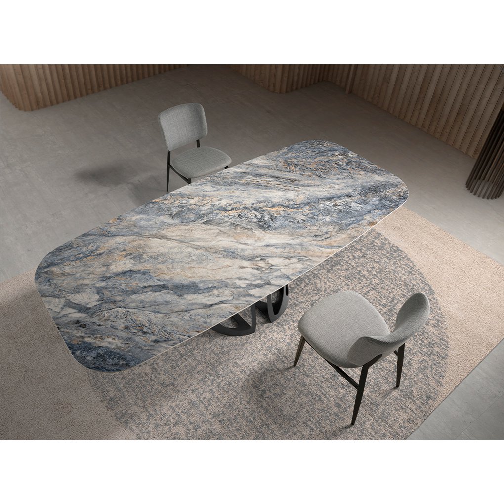 Light gray fabric chair 4147