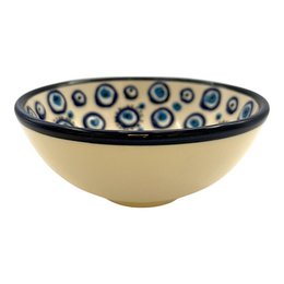 Keramisk skål - Evil Eye - Hvid - 12 cm