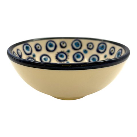 Keramische kom - Evil Eye - Wit - 12 cm
