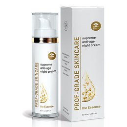 A luxurious anti-aging night cream with a rich, creamy texture that deeply hydrates and nourishes the skin. Infused with powerful botanical ingredients to reduce the appearance of fine lines and wrinkles for a more youthful, radiant complexion.