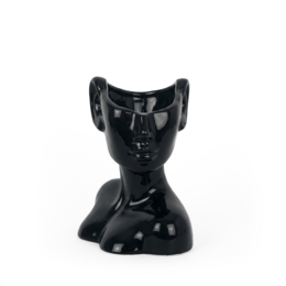 Vase Sort - Keramik vase - Vase Face