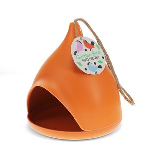 Vogelhäuschen aus Bambusfaser – Orange
