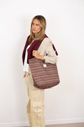 Large Shopper with zipper FRON