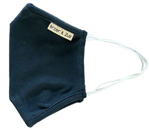 Gesichtsmaske Marine aus Bio-Baumwolle