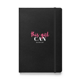 This Girl Can Cuaderno encuadernado en tapa dura - Libro de diario - papelería