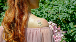 Tatuaje temporal: Rosa