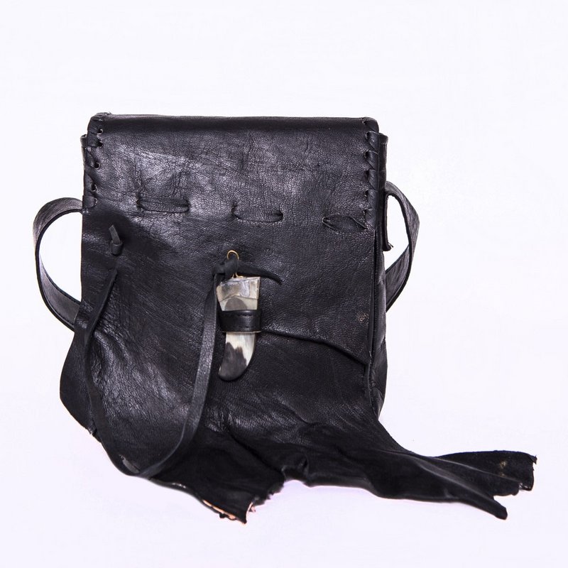 Leather bag 'Qabli'