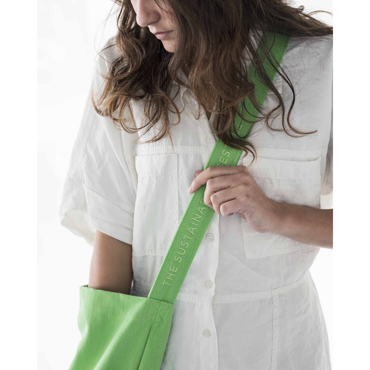 Mira Canvas Taske - Summer Green