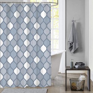 Shower curtain Brest blue 180x200cm