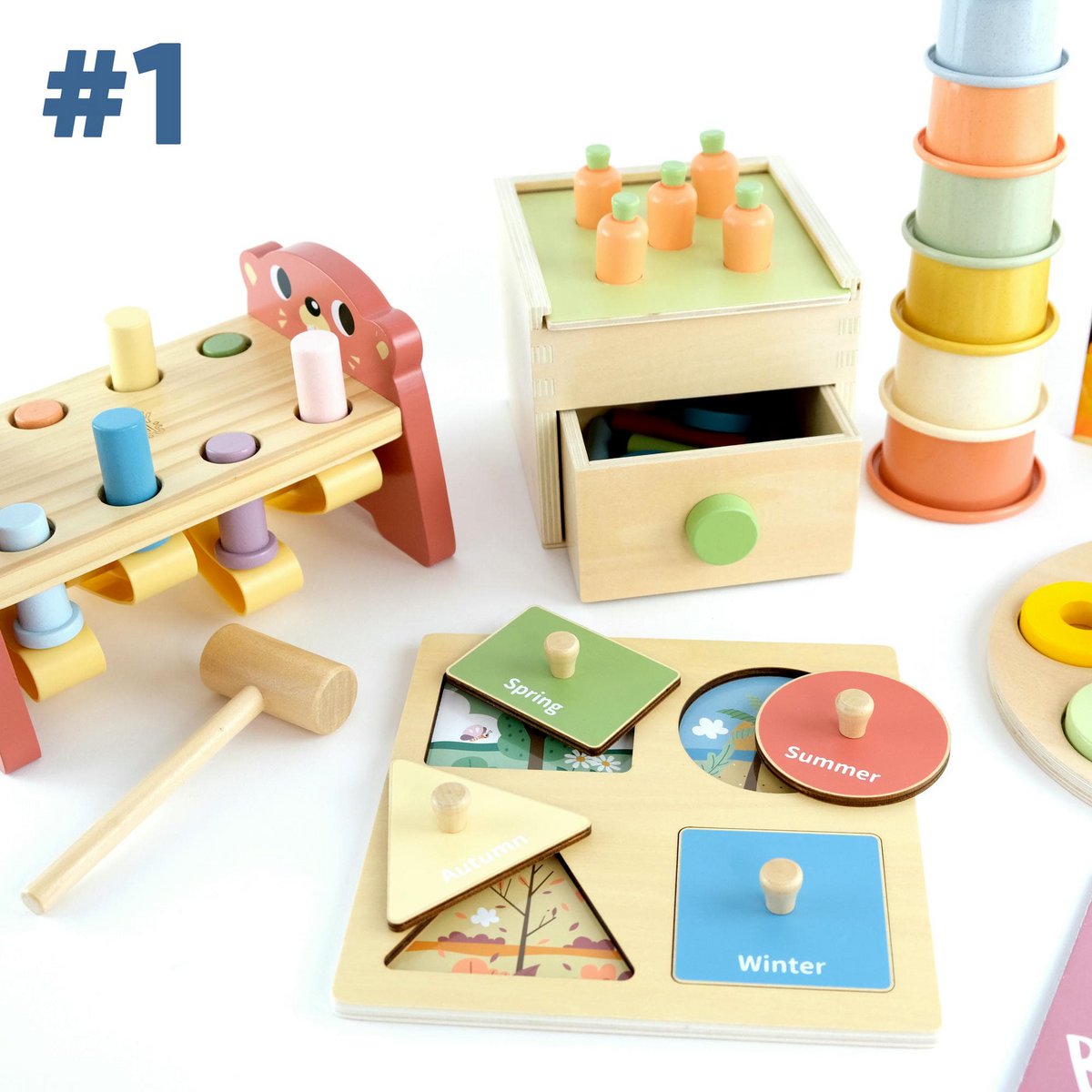 BusyKids Montessoriset voor kinderen van 12 tot 18 maanden