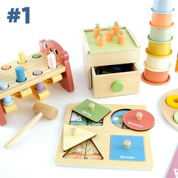 BusyKids Montessori-Set für Kinder von 12 bis 18 Monaten