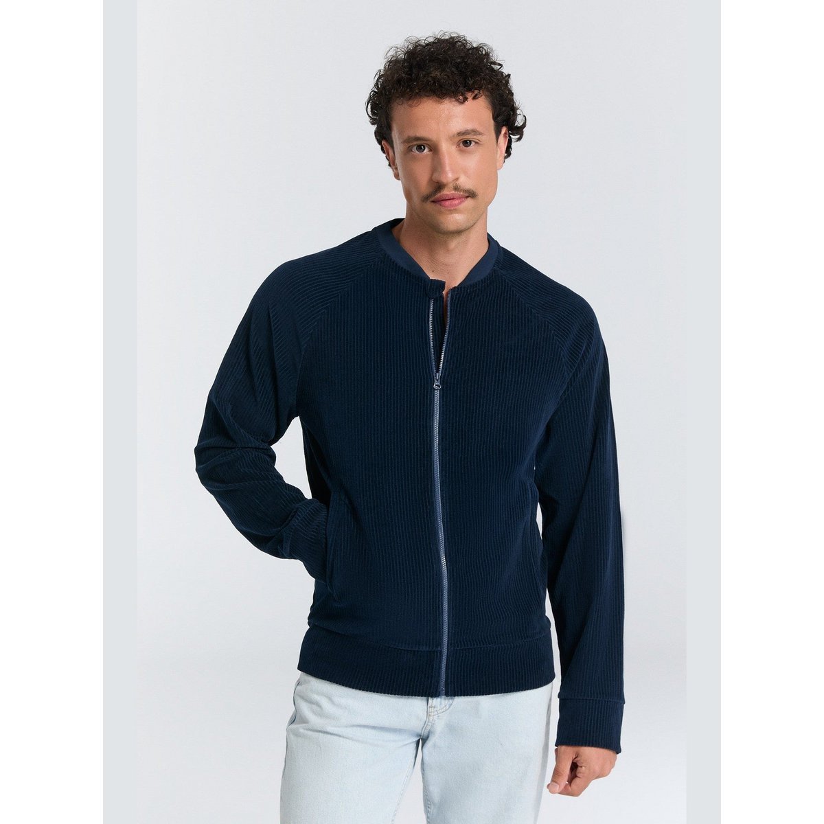 Uniseks biologisch katoenen corduroy jack