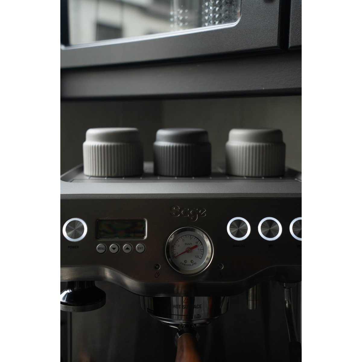Cappuccino mug Column | light grey