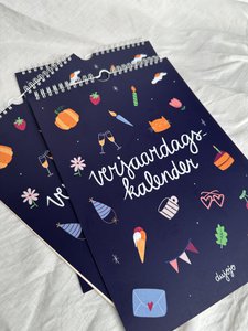 Geïllustreerde verjaardagskalender