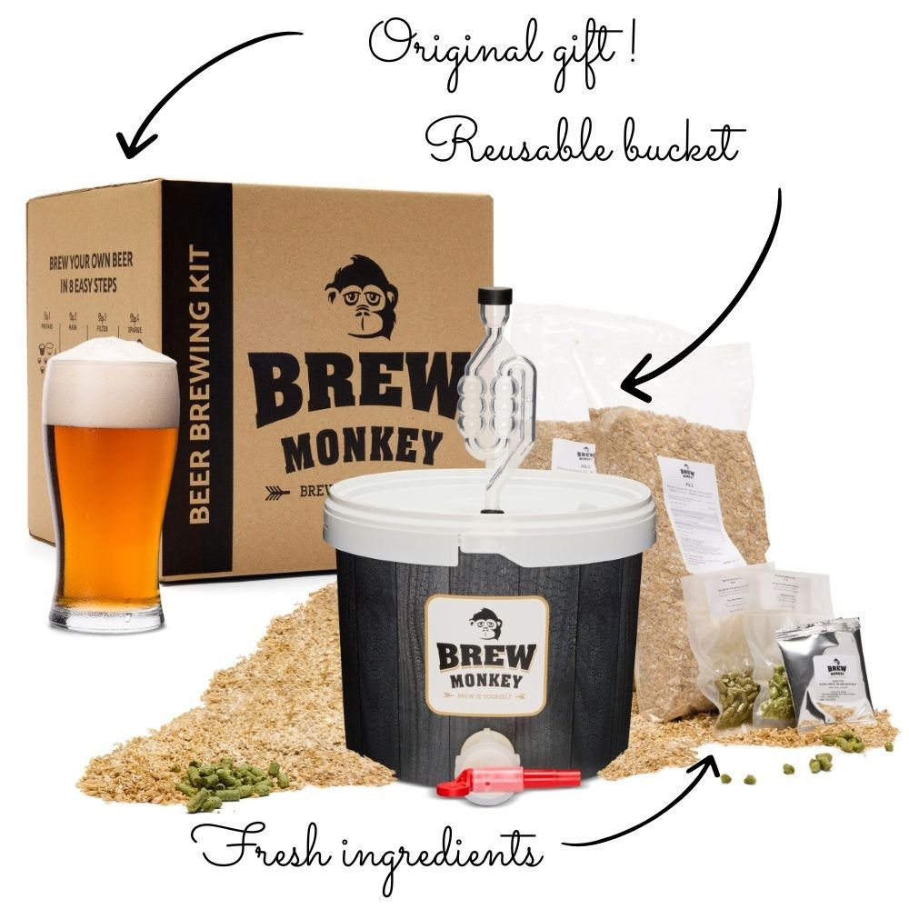 Kit de elaboración de cerveza Brew Monkey - IPA básica