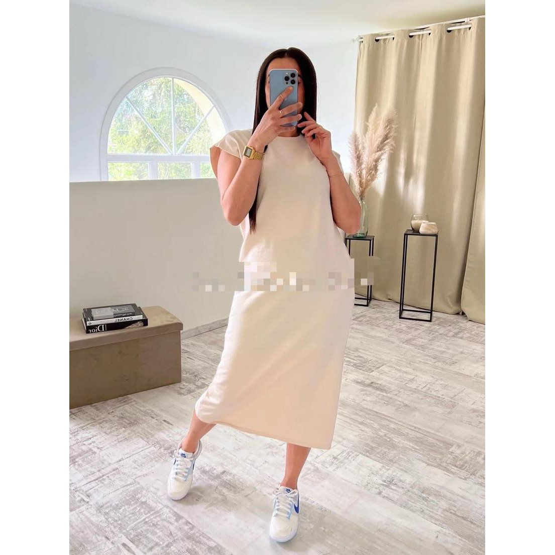 Dress dress model tshirt in cotton