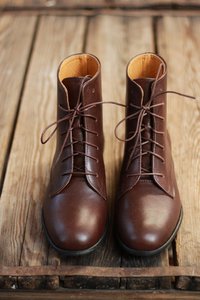 Winter leather boots - Klara - Chocolate Brown 35-42