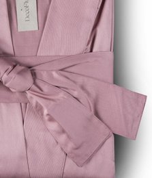 Bademantel Kimono aus massivem Ton